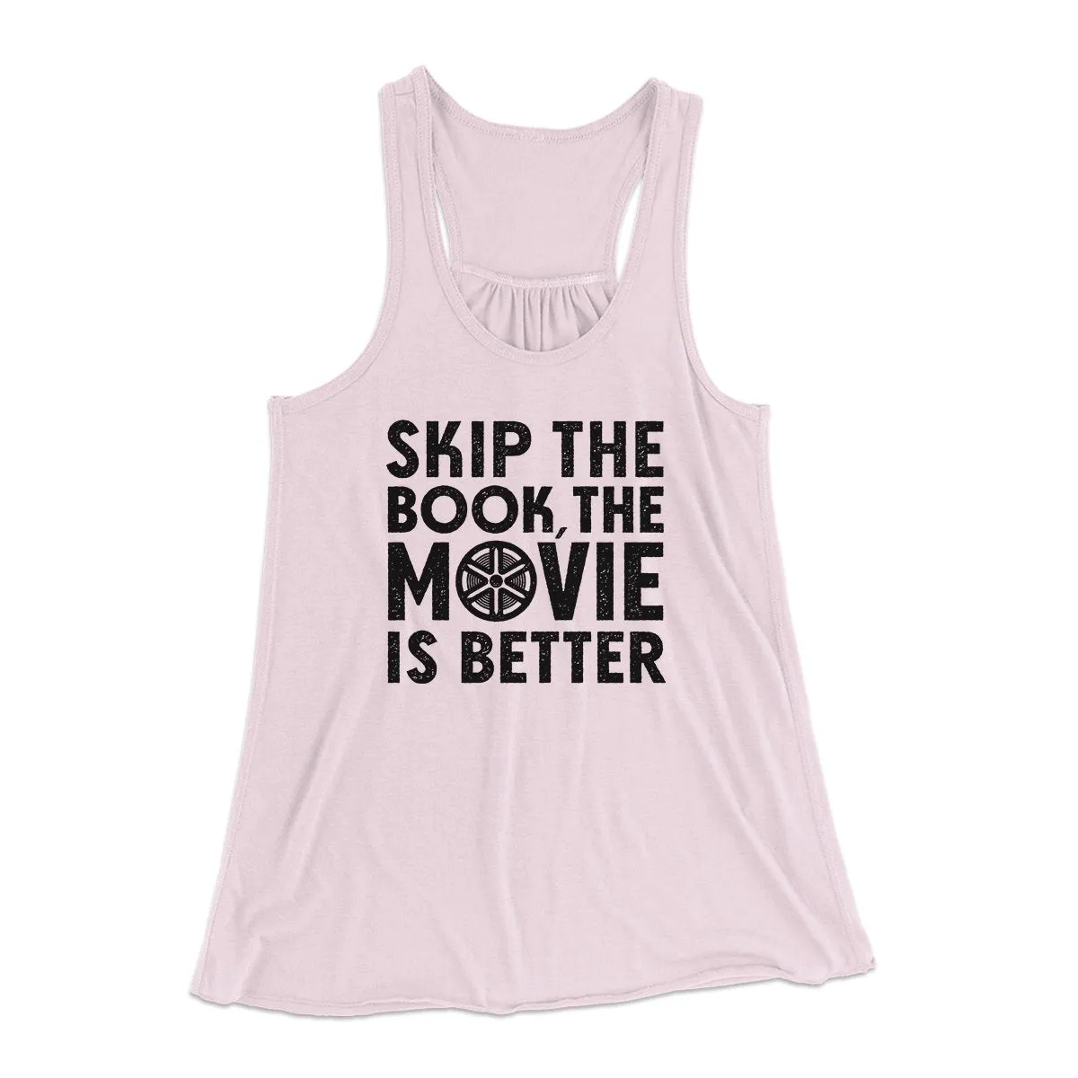 Skip The Book Funny Women's Flowey Tank Top