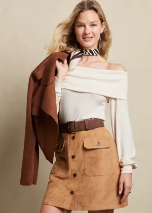 Soft Luxe Off Shoulder Top