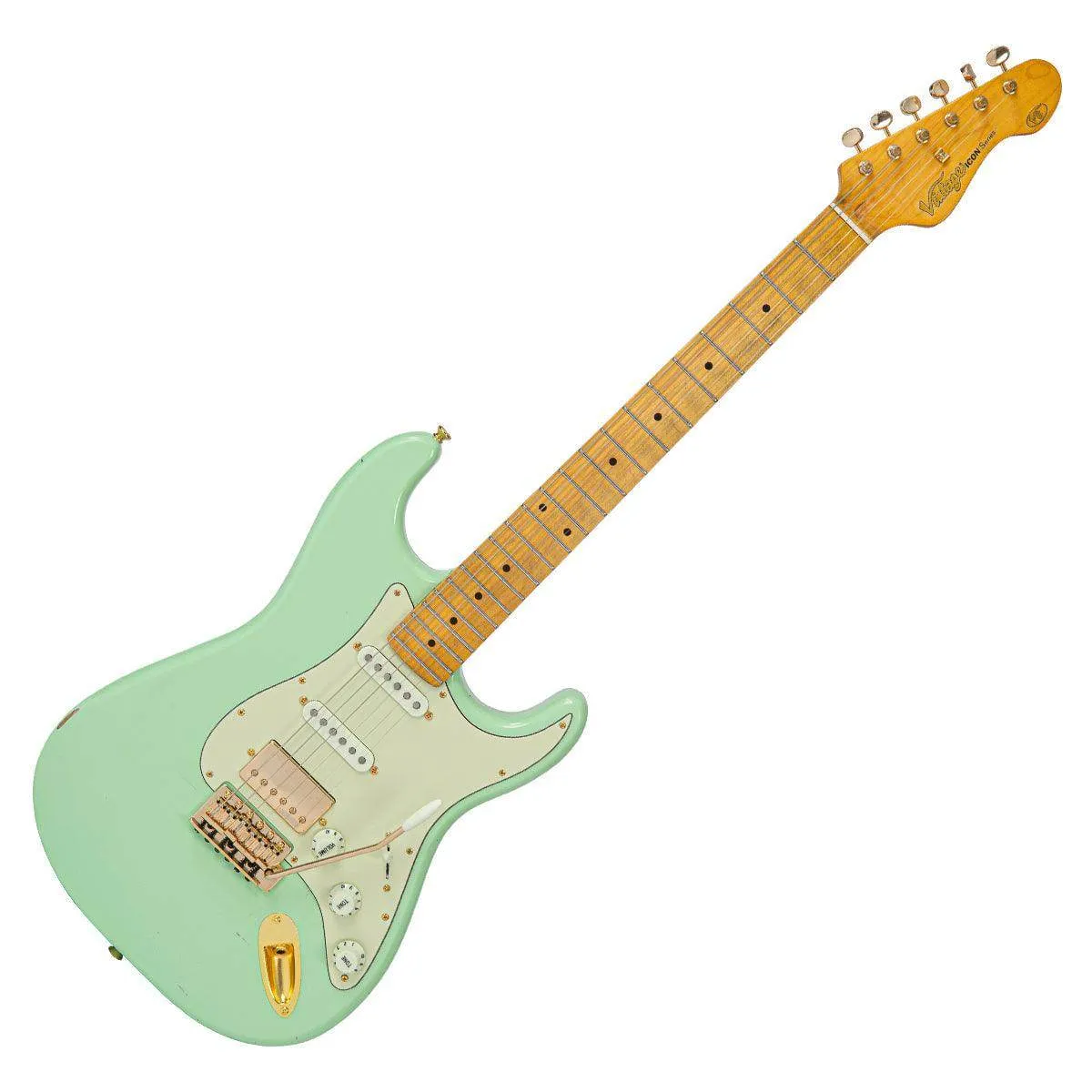 SOLD – Vintage V6 ProShop Custom-Build ~ Light Distressing Surf Green