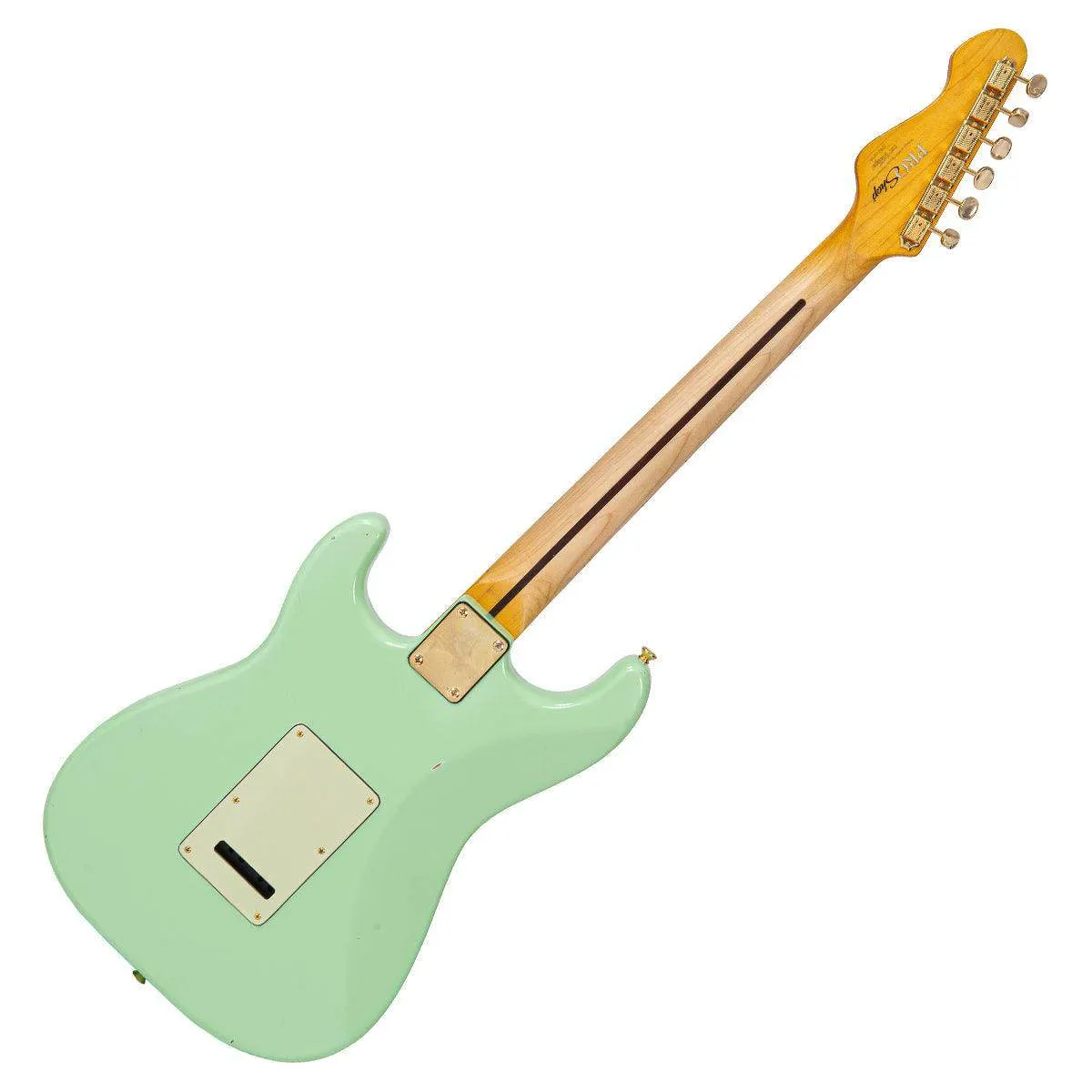 SOLD – Vintage V6 ProShop Custom-Build ~ Light Distressing Surf Green