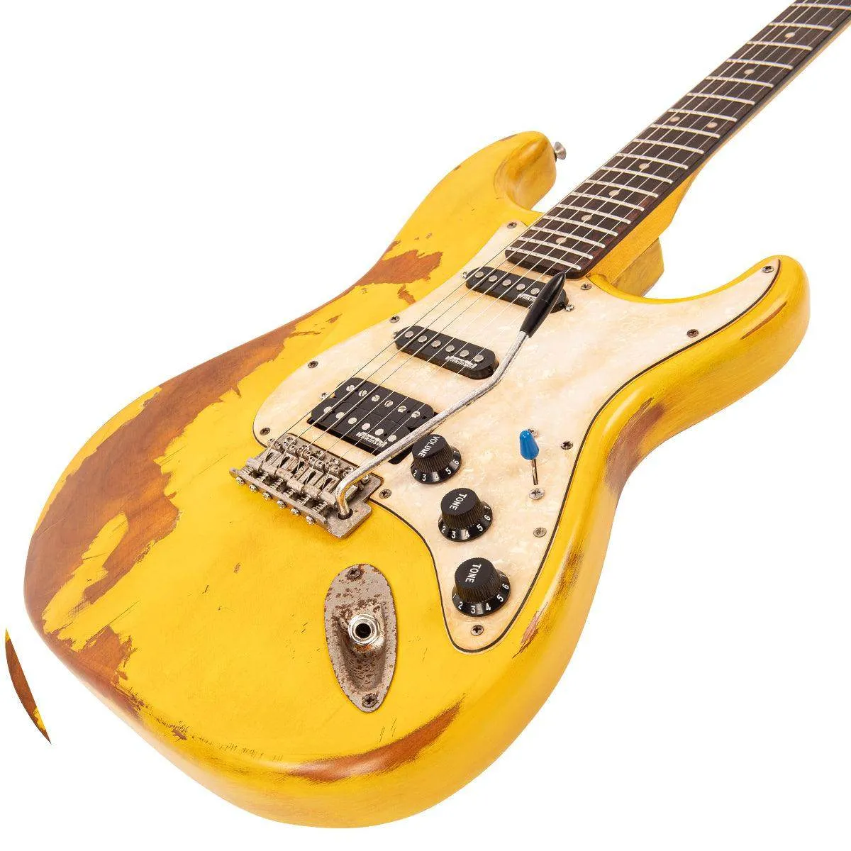 SOLD – Vintage V6 ProShop Unique ~ Yellow Heavy Distressed