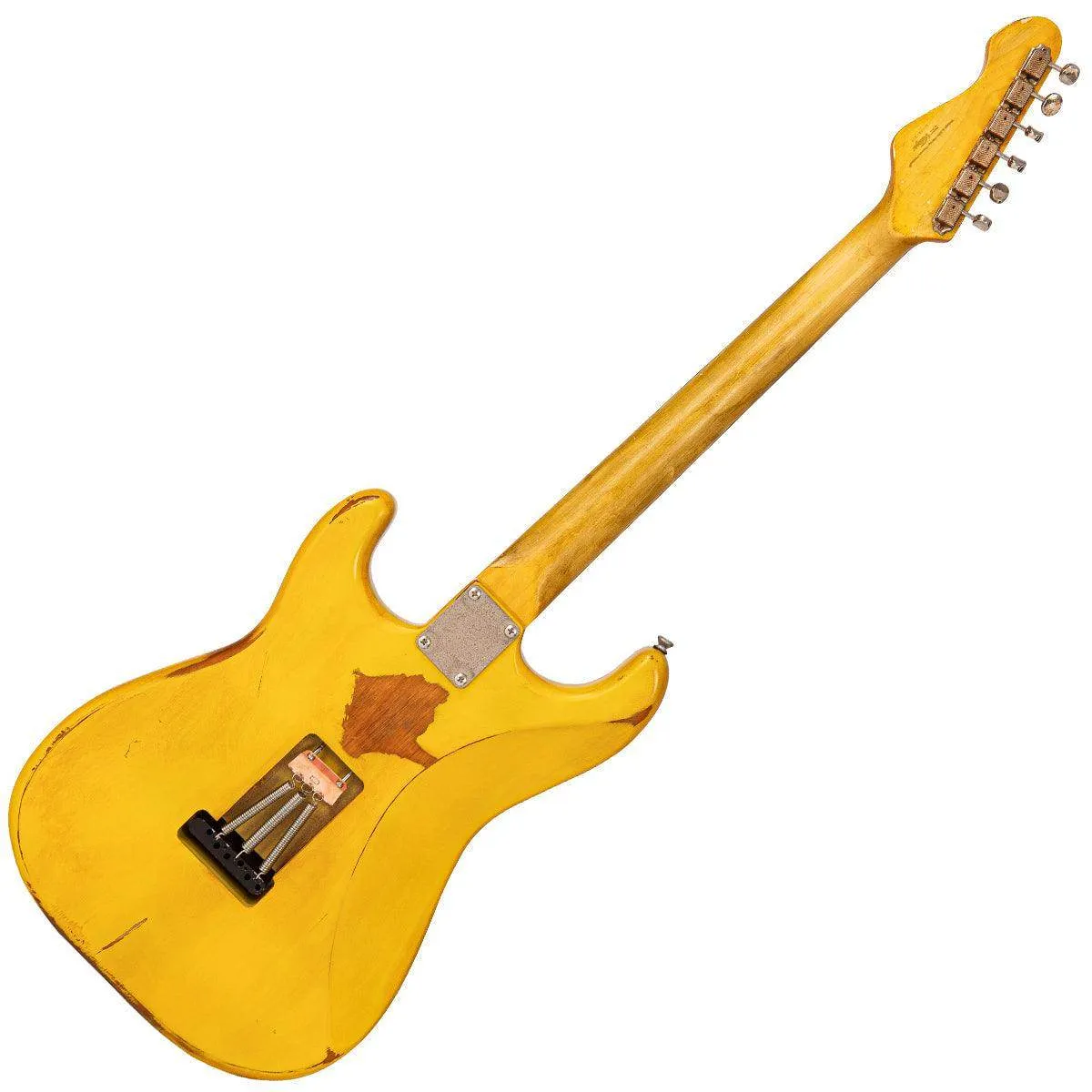 SOLD – Vintage V6 ProShop Unique ~ Yellow Heavy Distressed