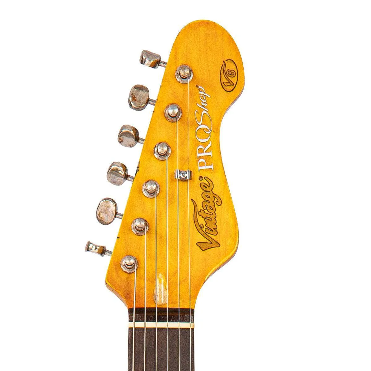 SOLD – Vintage V6 ProShop Unique ~ Yellow Heavy Distressed