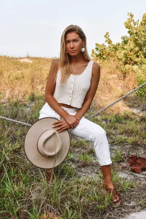 Soleil Button Down Tank
