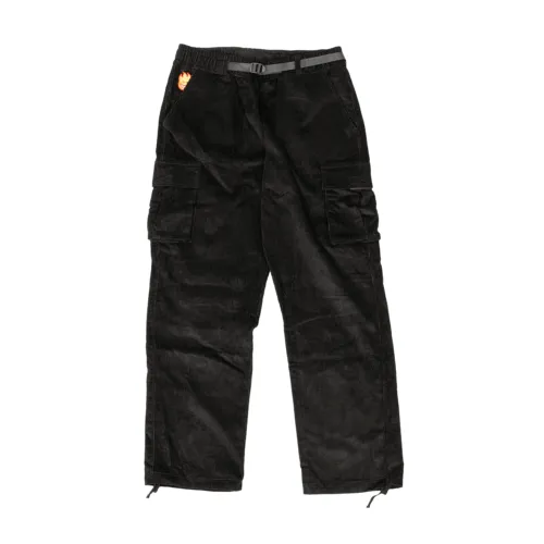 Spitfire Bighead Cordoroy CARGO pants blk