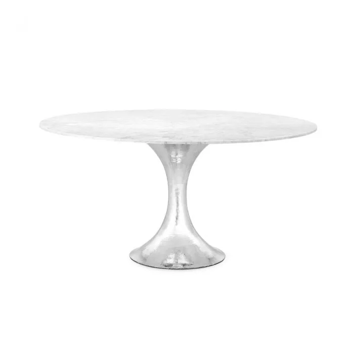 Stockholm Dining Table Base - Nickel - Large