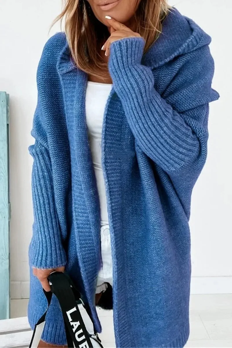 Street Solid Asymmetrical Solid Color Hooded Collar Tops