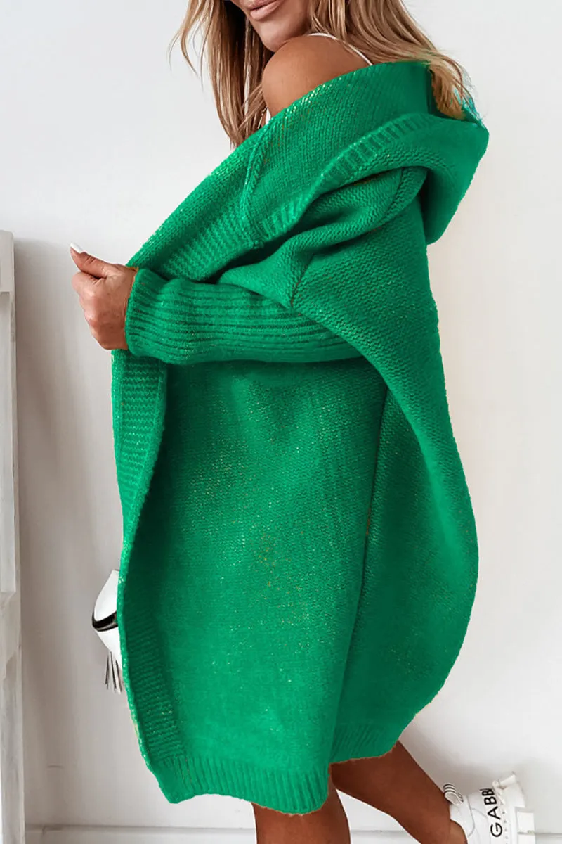 Street Solid Asymmetrical Solid Color Hooded Collar Tops