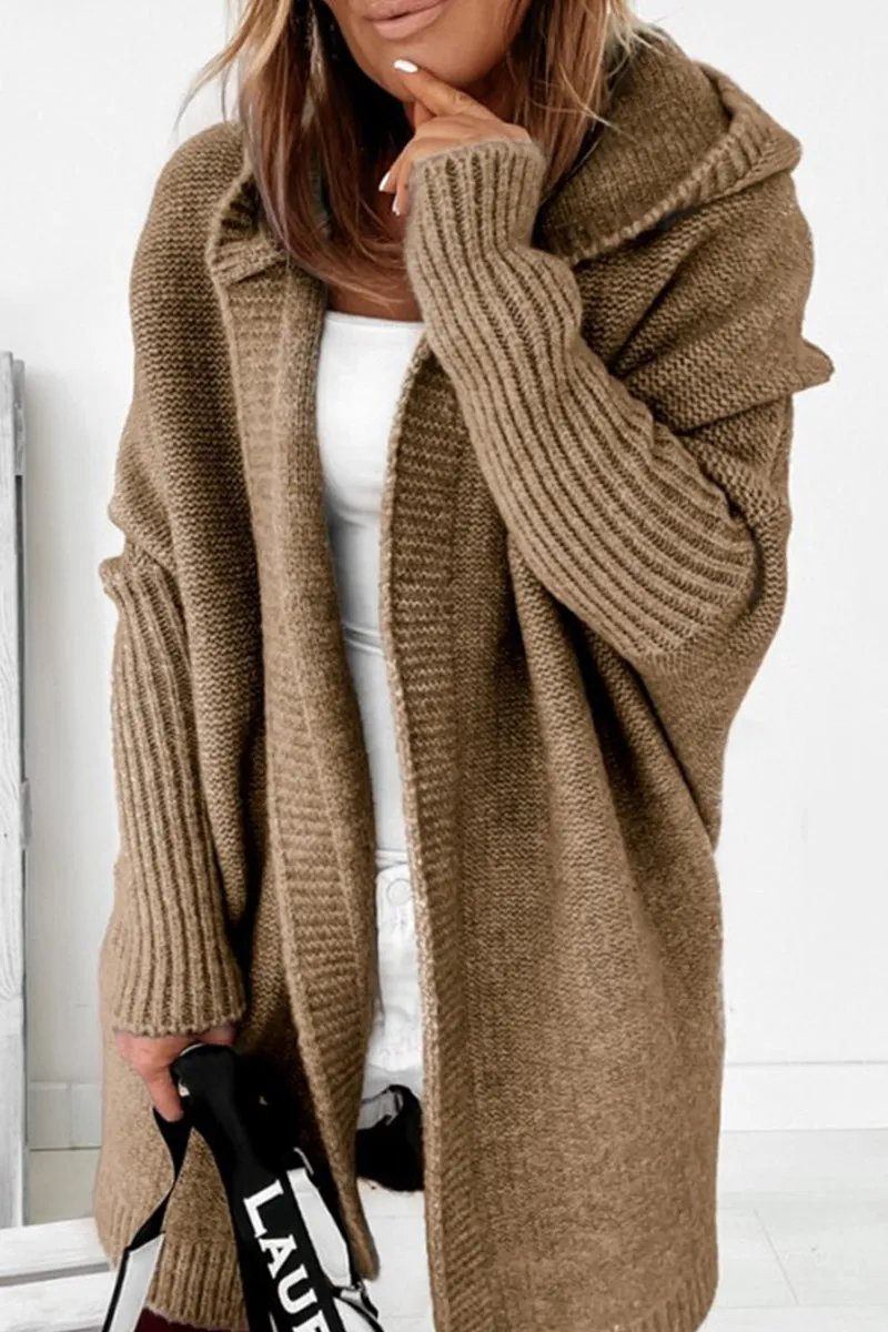 Street Solid Asymmetrical Solid Color Hooded Collar Tops