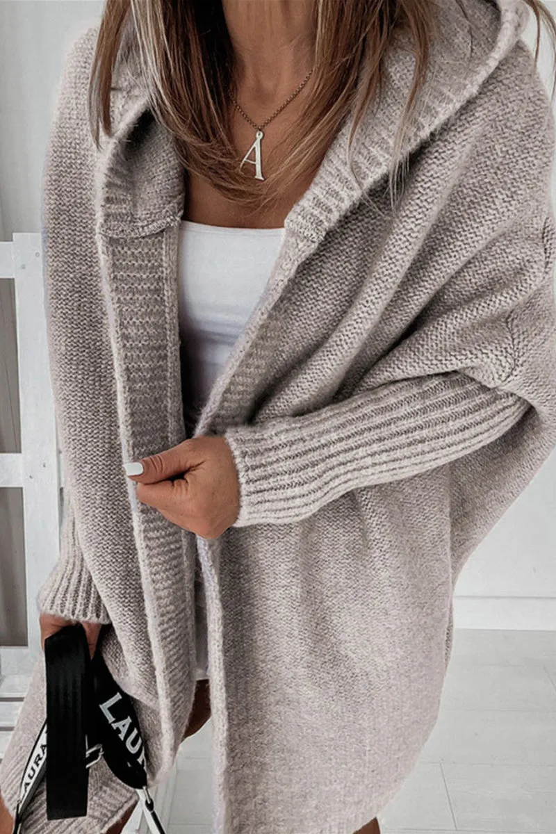 Street Solid Asymmetrical Solid Color Hooded Collar Tops
