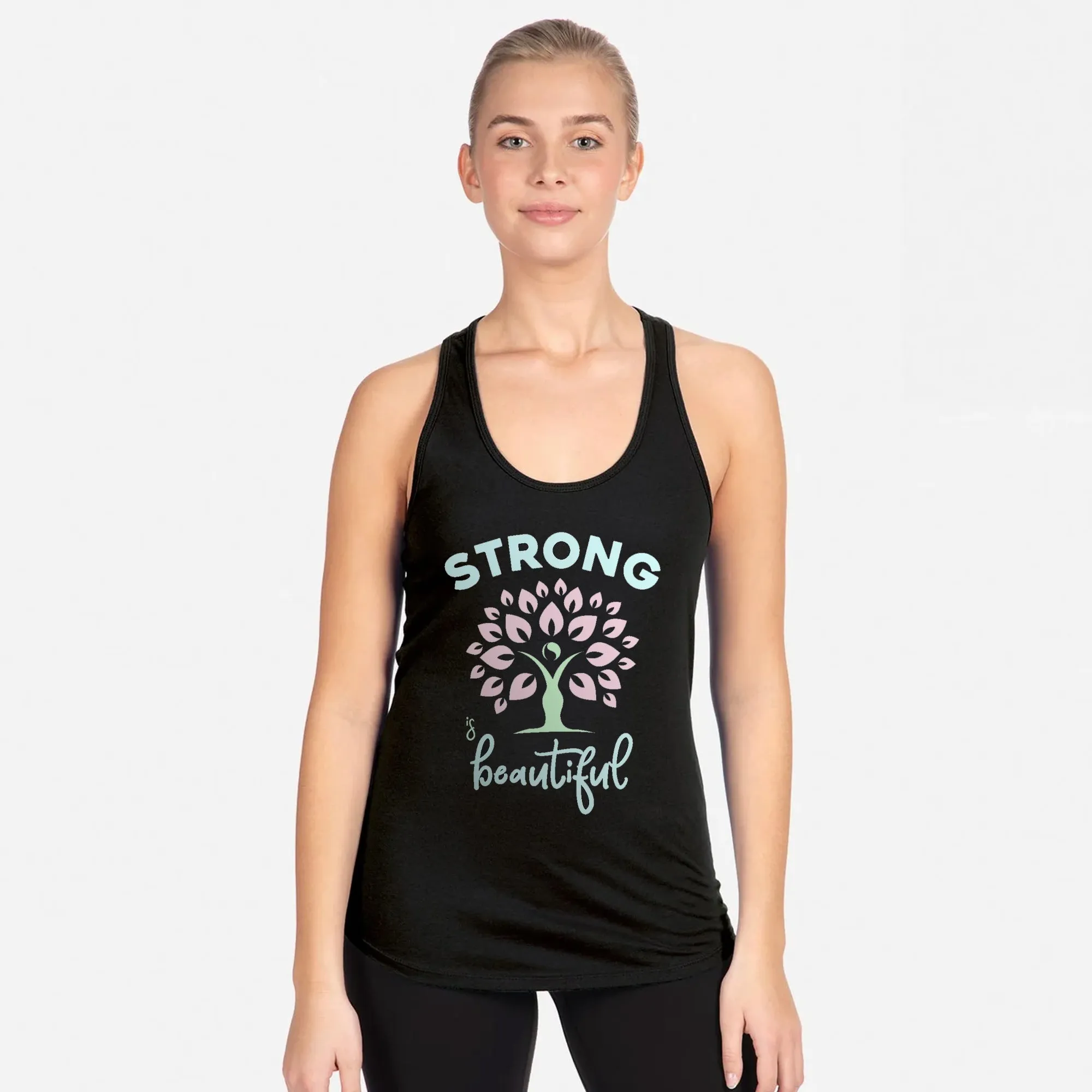 Strong is Beautiful Racerback Tank Top