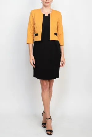 Studio One New York 66335 Scoop Neck Sleeveless Bodycon Zipper Back
