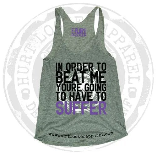 Suffer - Grey Triblend Tank