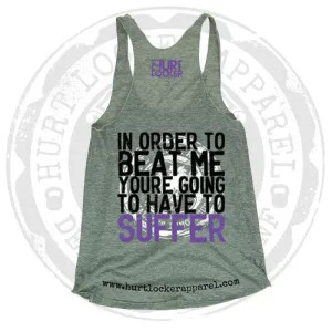 Suffer - Grey Triblend Tank