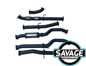 Suits Toyota Hilux 3.0TD 1KD 2005-2015 - Stainless Steel Exhaust - HULK 4x4