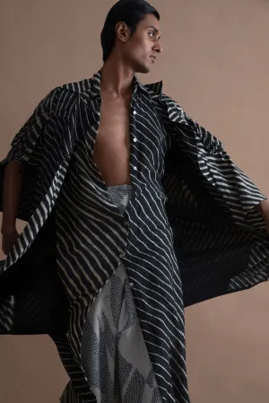 Summer Dress Fleur Trench Tussar Silk Fashion Edit Kai-05 Urvashi Kaur