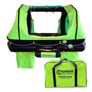 Superior ISO Wave Breaker Self-Righting Life Raft, 4-12 Person