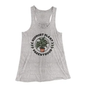 Support Plant Parenthood Women's Flowey Racerback Tank Top