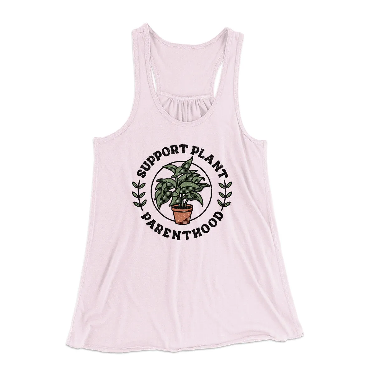 Support Plant Parenthood Women's Flowey Racerback Tank Top