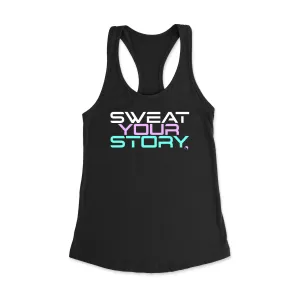 Sweat Your Story Racerback Tank Top