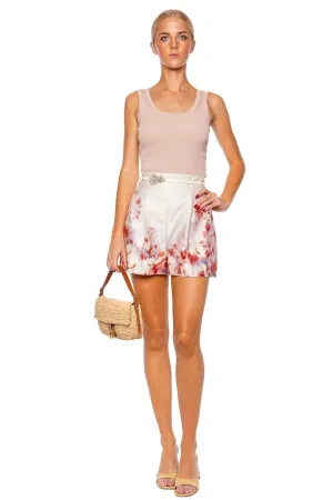 Tallow Pink Metallic Scoop Tank