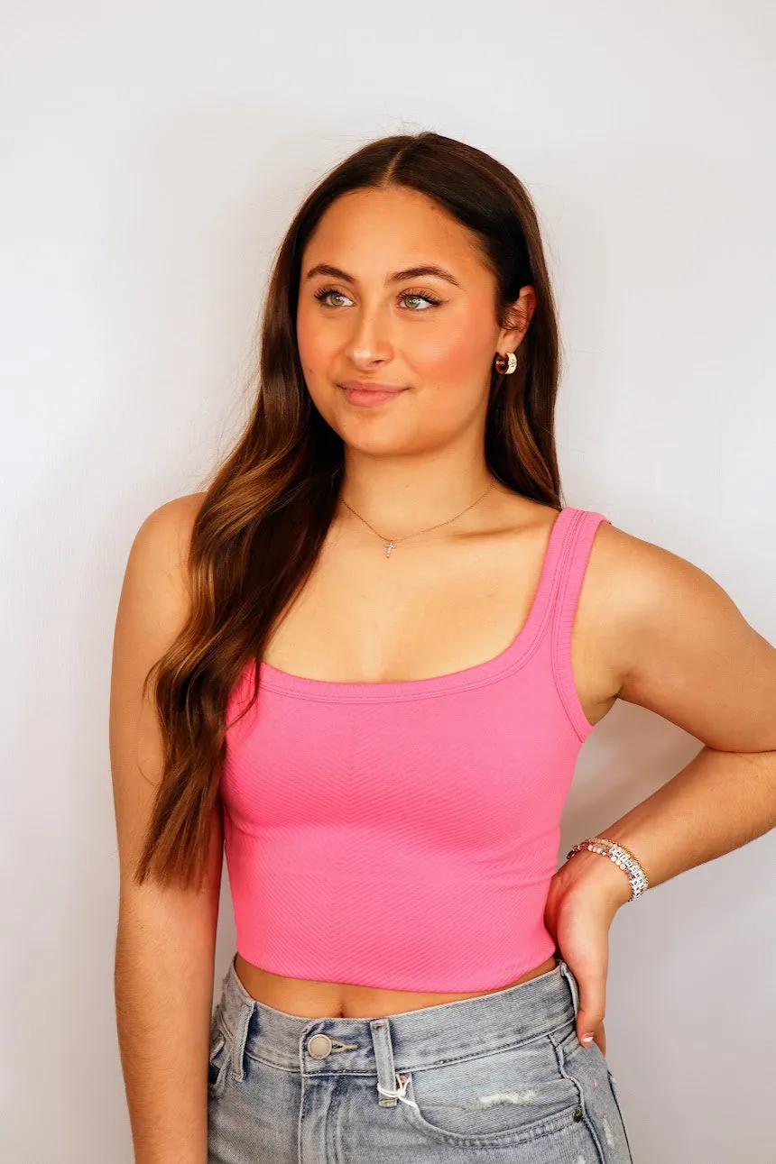 Tatum Tank Pink Cosmos