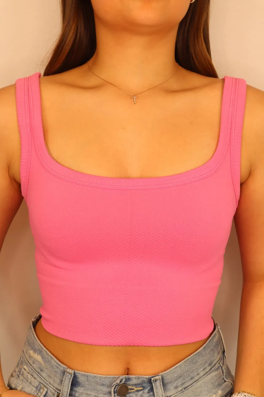 Tatum Tank Pink Cosmos