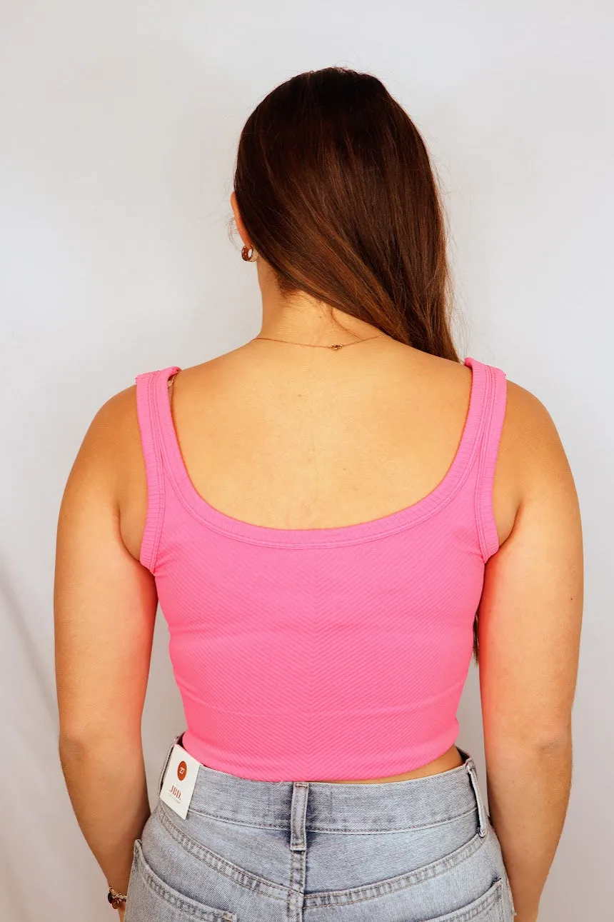 Tatum Tank Pink Cosmos