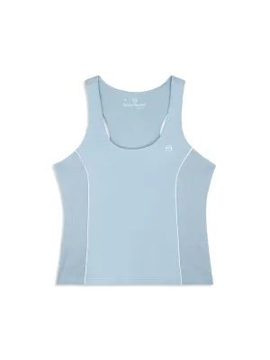 Tessa Scoop Neck Tank- Faded Denim