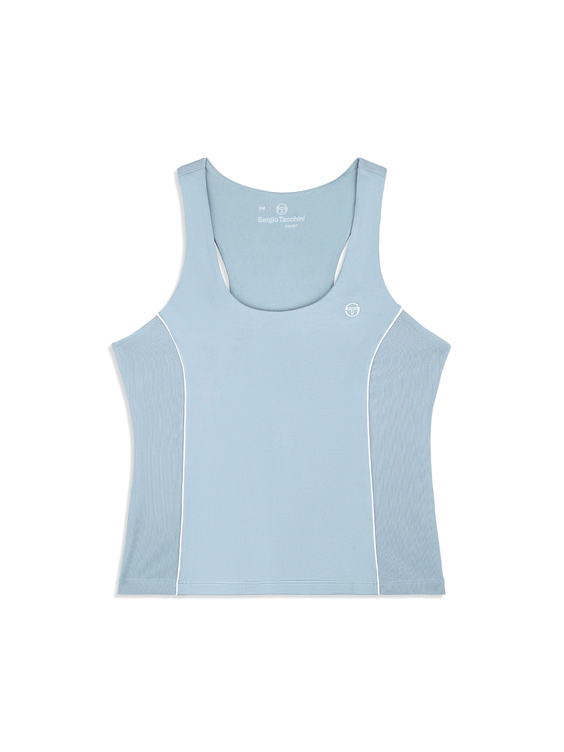 Tessa Scoop Neck Tank- Faded Denim