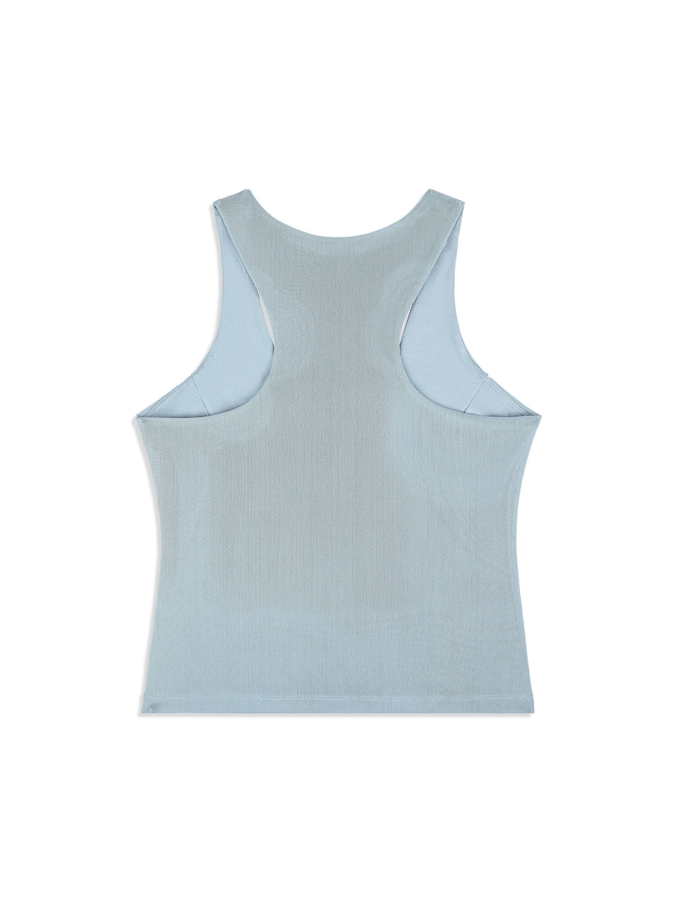 Tessa Scoop Neck Tank- Faded Denim