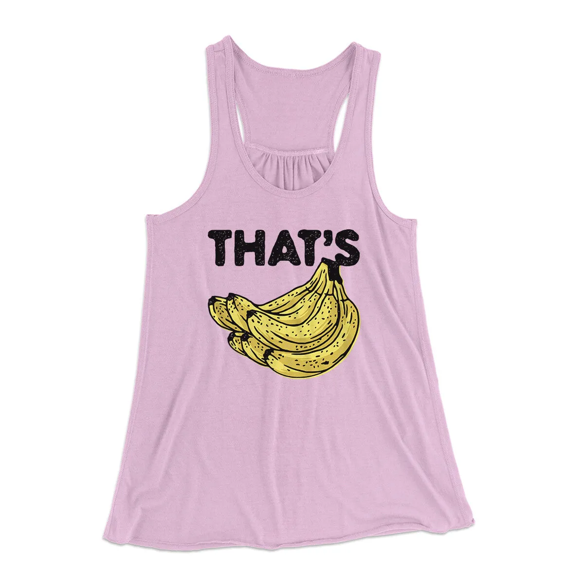 That's Bananas Funny Women's Flowey Racerback Tank Top