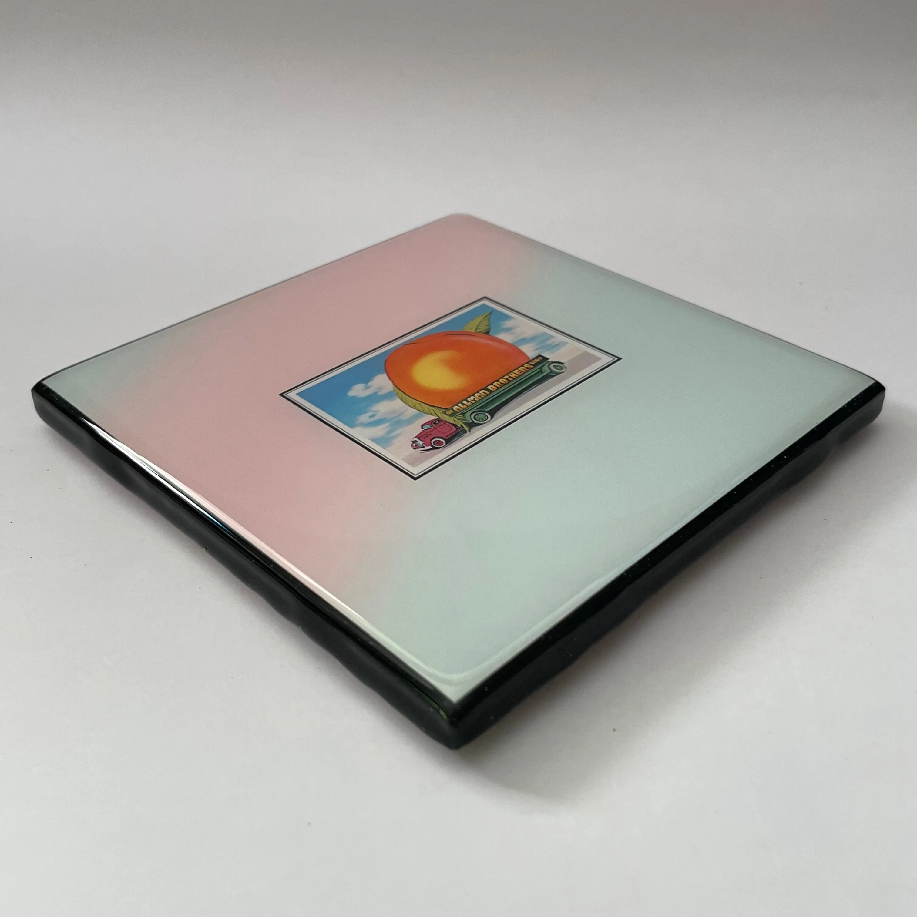 The ALLMAN BROTHERS Band Eat A Peach Coaster Custom Ceramic Tile
