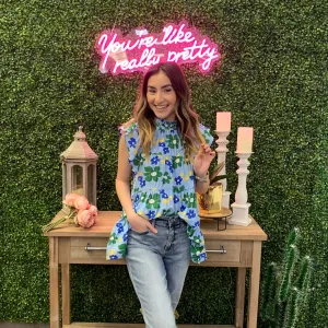 The Flower Mix Top