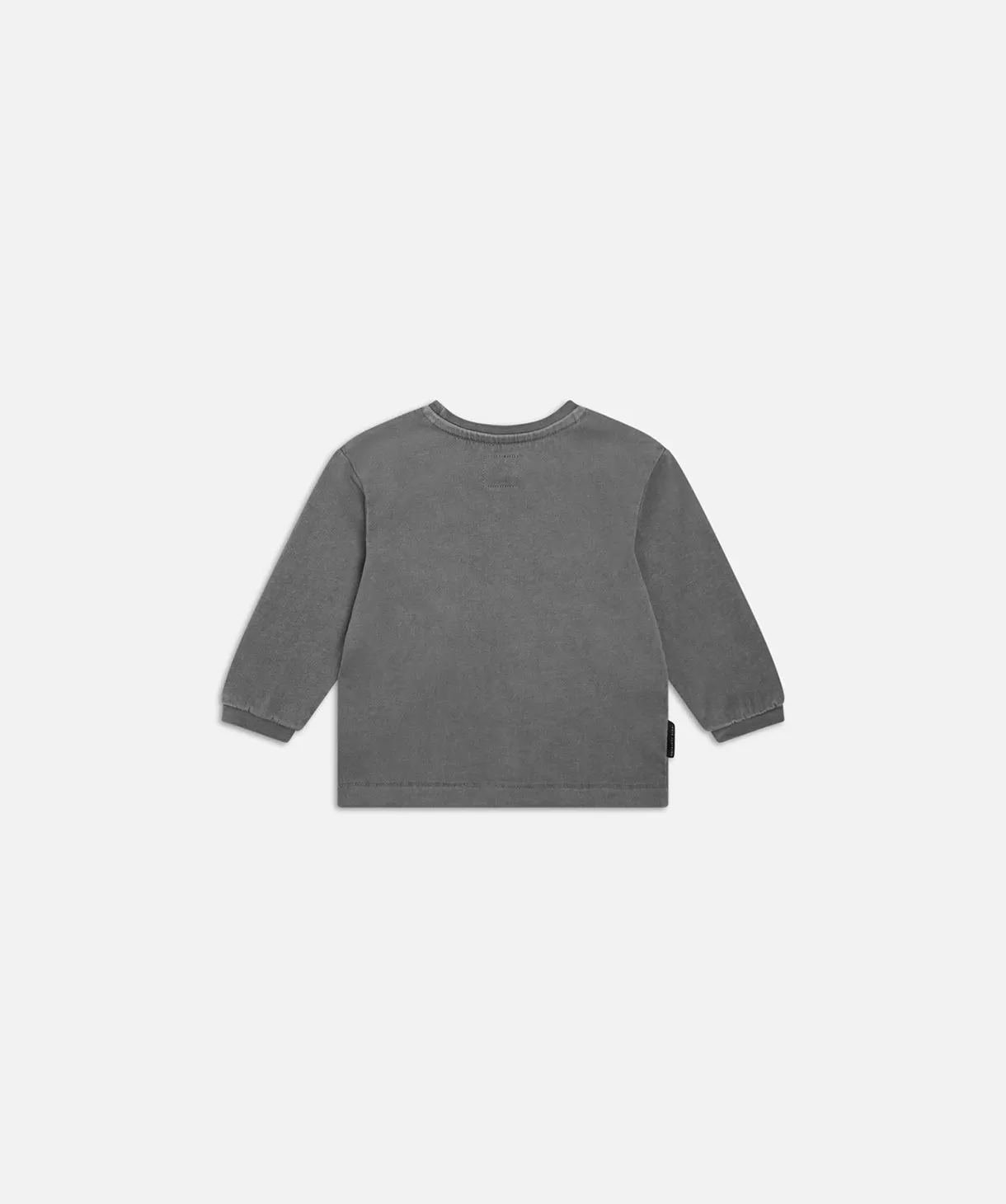 The Indie Oversize Ls Tee - Charcoal