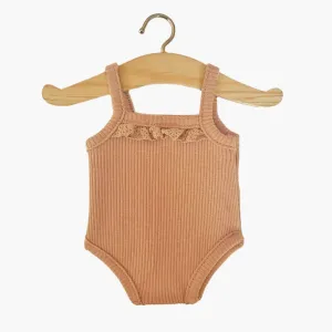 The Little Basics Tank Bodysuit - Brown Sugar