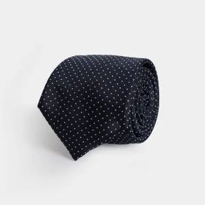 The Navy Basso Silk Tie