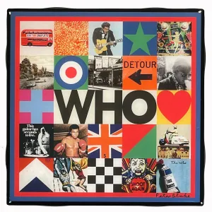 THE WHO Coaster Custom Ceramic Tile Cork Barware