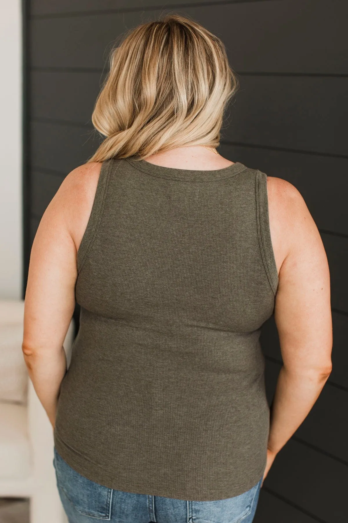 Thread & Supply On The Road Tank Top- Caper Green