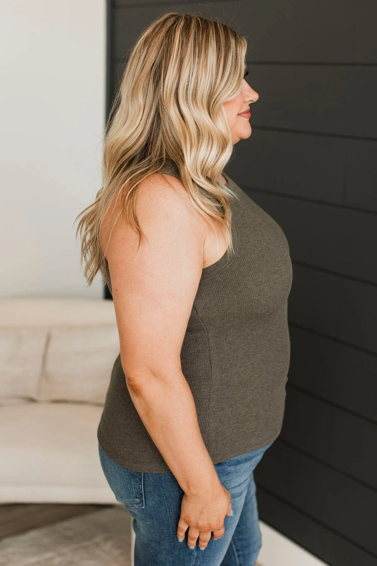 Thread & Supply On The Road Tank Top- Caper Green