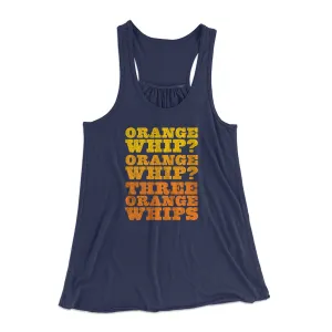Three Orange Whips Women's Flowey Racerback Tank Top