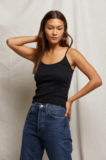 TIFF RIBBED SKINNY TANK 030425