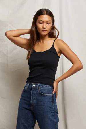 TIFF RIBBED SKINNY TANK 030425