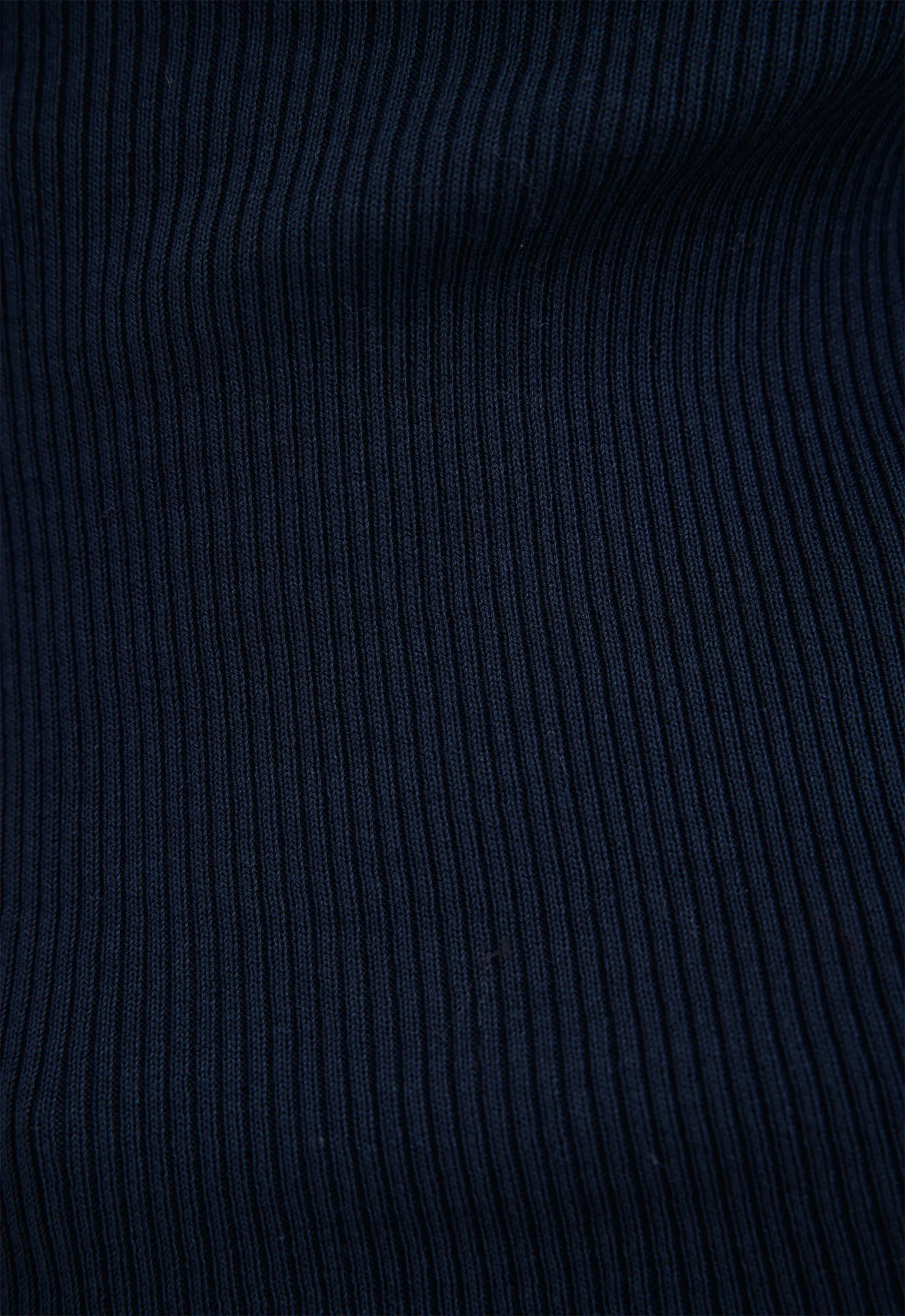 Toba Ribbed Cotton Tank - Darkest Navy