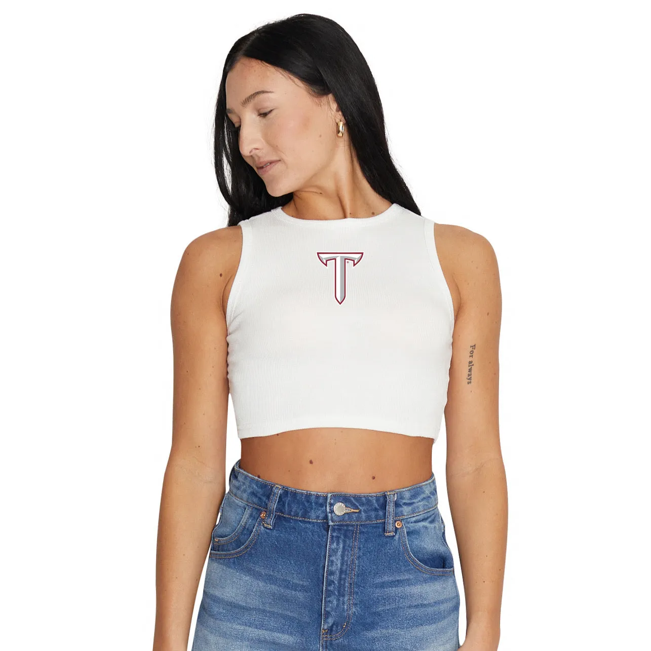 Troy University Touchdown Ribbed Tank