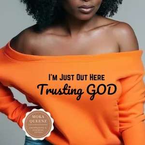 Trusting God Off The Shoulder Shirt