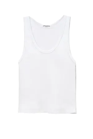 U-Neck Ribbed Tank