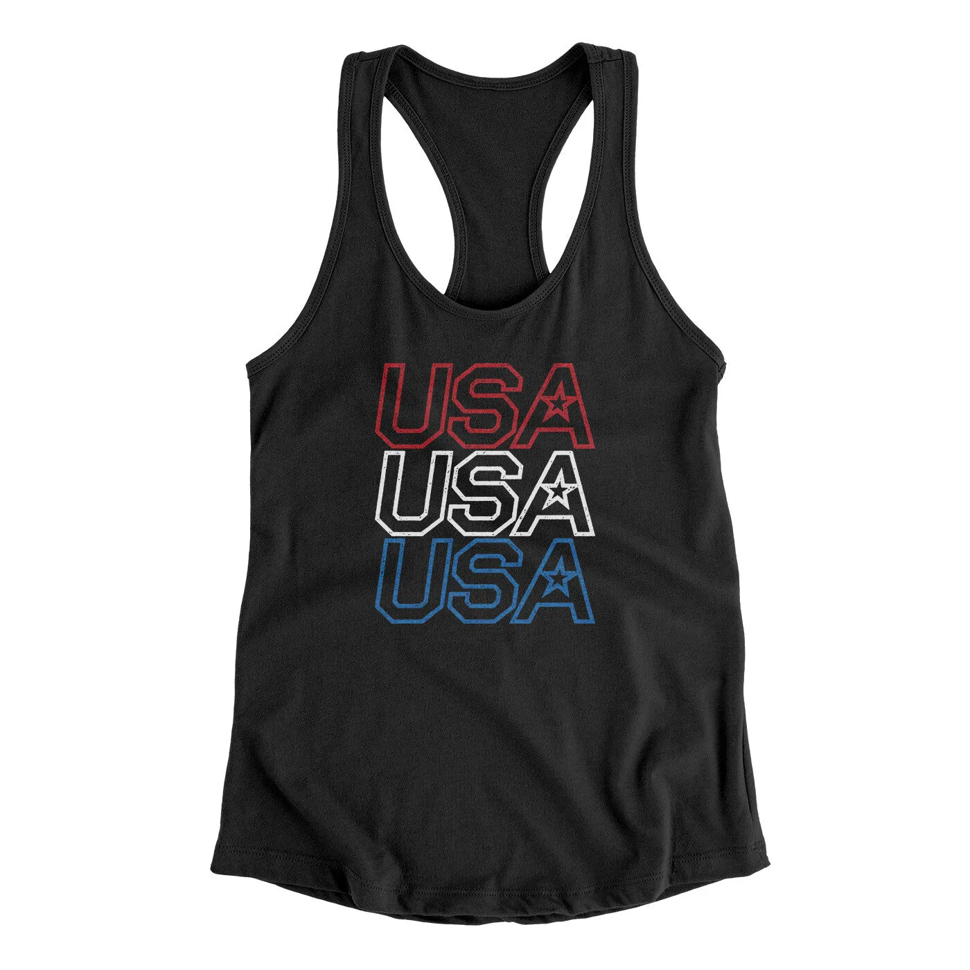Usa Usa Usa Women's Racerback Tank