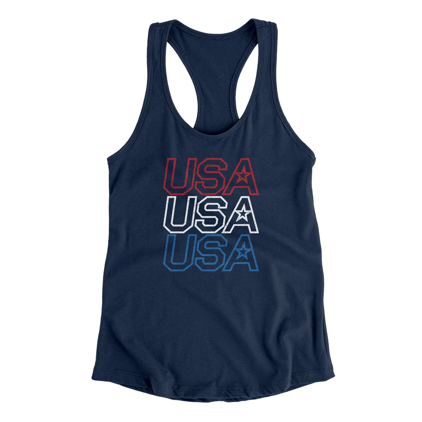 Usa Usa Usa Women's Racerback Tank