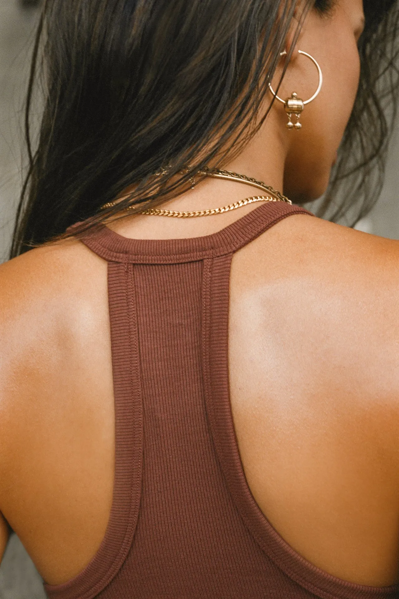 V Neck Racerback Tank